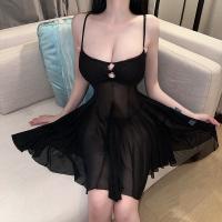 Qingruohan Sensual Lingerie Set for Women - Seductive No-Remove Strap Nightdress & Sleepwear Collection thumbnail