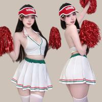 Qingruohan Sexy Lingerie Set – Pure & Bold Cheerleader Costume, No-Remove Outfit for Football Fans & Party Wear thumbnail