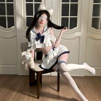 QingShe JK Flirty Lingerie Set – Pure & Tempting Pleated Skirt with Elegant Sensual Appeal thumbnail