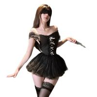 QingShe tutu skirt Lace Teddy Set - Elegant Pure-Yet-Forbidden Seductive Lingerie for Women thumbnail