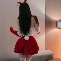 QQNY Christmas Sexy Bunny Girl Dress Costume Set - Pure & Tempting Role Play Lingerie Outfit thumbnail