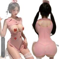 QQNY Pure Allure Sleepwear Set – Elegant Sensual Lingerie for Women, Luxury Bedroom Wear with Soft Lace & Silky Fabric thumbnail