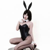 Rabbit Girl Costume Set - Sexy Lace & Patent Leather Bunny Outfit for Role Play & Cosplay thumbnail