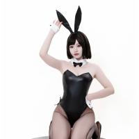Rabbit Girl Costume Set - Sexy Lace & Patent Leather Bunny Outfit for Role Play & Cosplay thumbnail