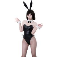 Rabbit Girl Costume Set - Sexy Lace & Patent Leather Bunny Outfit for Role Play & Cosplay thumbnail