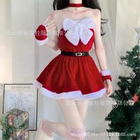 Rudolph-Themed Sexy Lingerie Set for Women - Christmas Cosplay Outfit, Holiday Party Costume & Halloween Performance Wea thumbnail