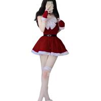 Rudolph-Themed Sexy Lingerie Set for Women - Christmas Cosplay Outfit, Holiday Party Costume & Halloween Performance Wea thumbnail