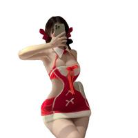 Ruiyun Velvet Sexy Christmas Nightgown - Cute Role Play Costume & Holiday Lingerie Set thumbnail