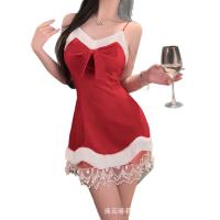 Ruolan Sexy Lingerie Dress - Velvet Pure-Temptation Cami Slip Dress for Christmas & New Year Live Streaming thumbnail