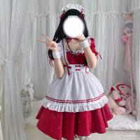 S4XL Maid Costume Cosplay Dress - Lolita Style Plus Size Servant Outfit for Women thumbnail