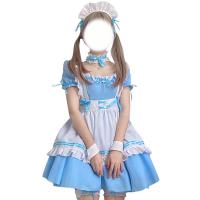S4XL Maid Costume Cosplay Dress - Lolita Style Plus Size Servant Outfit for Women thumbnail
