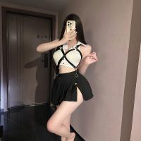 Sailor-Themed Lingerie Set - Sexy Adult Costume Sleepwear for Couples, Passionate Bedroom Outfit thumbnail