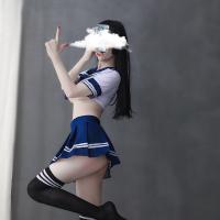Sailor Uniform Lingerie Set - Cute Student Costume for Role Play, Cosplay & Stage Performance thumbnail