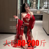 Seductive Hanfu Lingerie Set - Sexy Qipao Costume for Women, Bedroom Temptation Outfit, Fairy-Inspired Erotic Apparel thumbnail