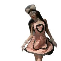 Seductive Maid Costume Lingerie Set - Modest Yet Alluring Temptation Sleepwear for Women thumbnail