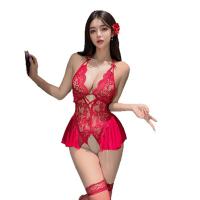 Seductive Maid Costume Lingerie Set - Modest Yet Alluring Temptation Sleepwear for Women thumbnail