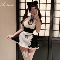 Seductive Maid Costume Sleepwear - Sexy Uniform Lingerie Set, Pure Temptation Cosplay Outfit for Adults thumbnail