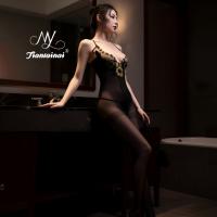 Seductive No-Remove Bodysuit Set - Sexy Tear-Away Lingerie Sleepwear for Women, Plus Size Temptation Outfit thumbnail
