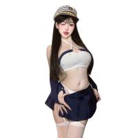 Seductive Sailor Uniform Set for Women - Pure & Tempting Schoolgirl JK Outfit, No-Remove Passion Lingerie thumbnail