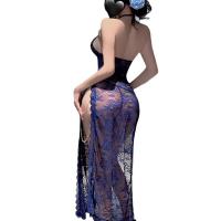 Seductive Women's Modest-Look Lingerie Set – Lace Strap Nightwear & Uniform-Inspired Sleepwear thumbnail