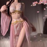 Sensual Exotic Princess Vintage Chinese-Style Dance Costume - Seductive Hanfu-Inspired Lingerie Dress Set thumbnail