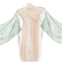 Sensual Hanfu Lingerie Set - Plus Size Ancient Chinese Style Bedding Bodysuit, Tempting Palace-Inspired Bedroom Outfit thumbnail