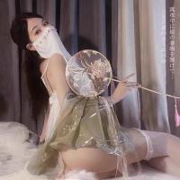 Sensual Hanfu Lingerie Set – Vintage Chinese Erotic Sleepwear with Embroidery & Uniform-Inspired Temptation thumbnail