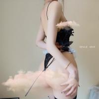 Sensual Lace Bodysuit - Cute & Sexy Uniform-Style Sleepwear for Women, Flirty Bedroom Outfit thumbnail