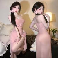 Sensual Lace Mesh Slip Dress - Pure Temptation Sleepwear Set, No-Remove Erotic Lingerie Nightgown thumbnail