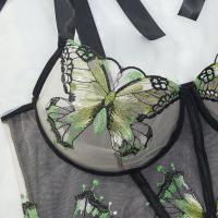 Sensual Lace Sheer Lingerie Set - Sexy Embroidered Transparent Intimate Outfit for Women thumbnail