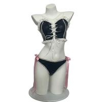 Sensual Lingerie Bodysuit - Busty Maid Costume Role Play Outfit, No-Undress Design for Hot Temptation thumbnail