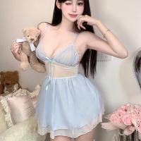 Sensual Sheer Lace Slip Dress - No-Remove Tempting Sleepwear Set for Women, Pure & Alluring Nightwear thumbnail