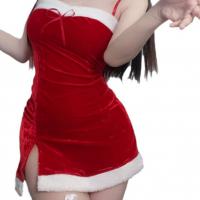 Sexy Christmas Bunny Costume for Women - Seductive Holiday Lingerie Set & Naughty Rabbit Outfit thumbnail