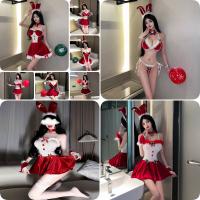 Sexy Christmas Costume Lingerie Set - Holiday Role Play Dress & Seductive Outfit for Festive Nights thumbnail