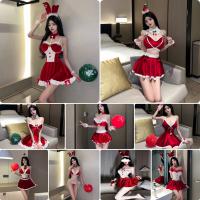 Sexy Christmas Costume Lingerie Set - Holiday Role Play Dress & Seductive Outfit for Festive Nights thumbnail