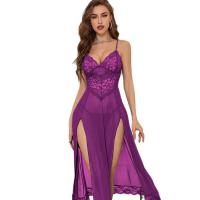 Sexy European and American style nightgown - Pure Temptation Secretary Style Lounge Dress with Side Slit thumbnail