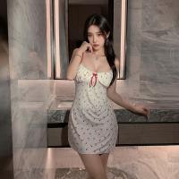 Sexy Lace Babydoll Sleep Set with Built-in Pads – Seductive Role Play Lingerie Nightwear for Women thumbnail