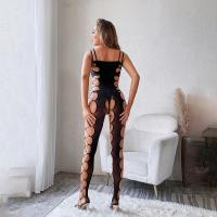 Sexy Lace Bodysuit Outfit - Seductive Mesh See-Through Sleepwear with Open-Crotch Design for Women thumbnail