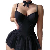Sexy Lace Bodysuit for Women – European-Style Shapewear Lingerie, Alluring & Comfortable thumbnail