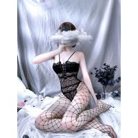 Sexy Lace Bodysuit for Women - V-Neck Sheer Mesh Thong Bodysuit with Cut-Outs,European and American Style Erotic Lingeri thumbnail