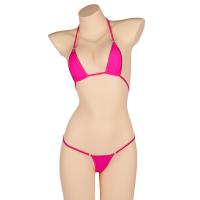 Sexy Lace Bondage Lingerie Set for Women – Ice Silk Sheer Bikini Bra & Panty Outfit thumbnail