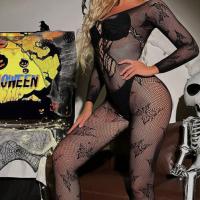 Sexy Lace Hollow-Out Bodycon Mini Skirt Set - Black Backless Banded Bra & Skirt Lingerie Outfit thumbnail