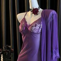 Sexy Lace Sleepwear Set for Women – Sheer Mesh Cami & Shorts, Seductive Summer Lounge Outfit thumbnail