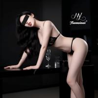 Sexy Lace Transparent Bikini Set for Women – Premium Seductive Lingerie Ensemble with Sheer Mesh & Elegant Trim thumbnail