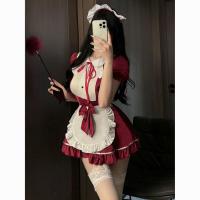 Sexy Maid Costume Set - Cute & Alluring Lingerie Uniform with Apron for Women thumbnail