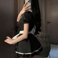 Sexy Maid Costume Set - Cute & Alluring Lingerie Uniform with Apron for Women thumbnail