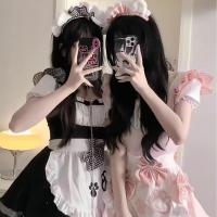 Sexy Maid Costume Lingerie Set - Cosplay Lolita Pure & Tempting Uniform Sleepwear, Plus Size No-Remove Design thumbnail