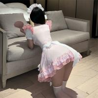 Sexy Maid Costume Lingerie - Cosplay Lolita Pure & Tempting Uniform Sleepwear, Plus Size No-Remove Bedroom Outfit thumbnail