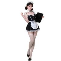 Sexy Maid Costume Set for Women – Lace Sleep Dress & Matching Underwear, Cute QQNY Style thumbnail