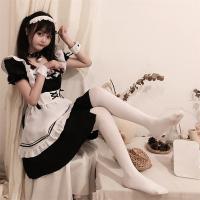 Sexy Maid Costume Set for Women - Seductive Lingerie Outfit with Apron & Headband, Plus Size Erotic Sleepwear thumbnail